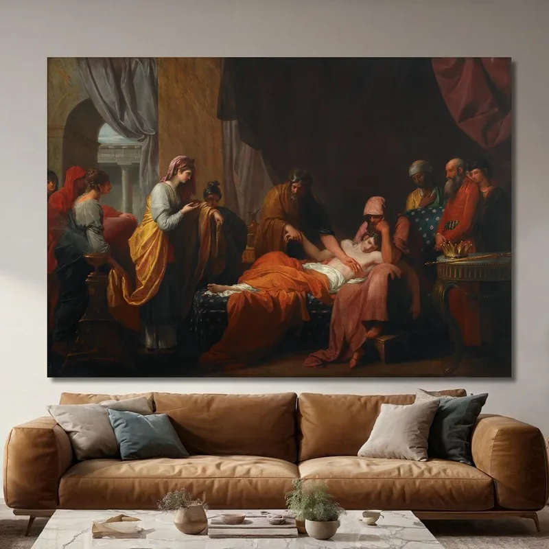 El Médico Erasístrato Descubre El Amor De Antíoco Por Estratónice Benjamin West