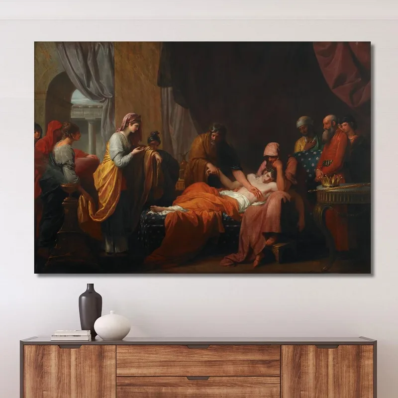 El Médico Erasístrato Descubre El Amor De Antíoco Por Estratónice Benjamin West
