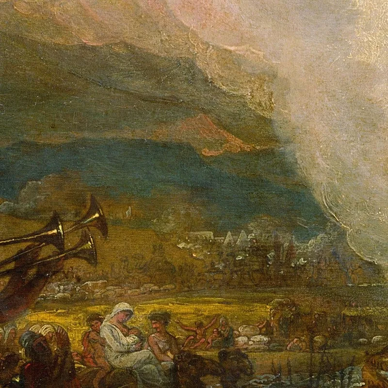 Josué Pasando El Río Jordán Con El Arca De La Alianza Benjamin West
