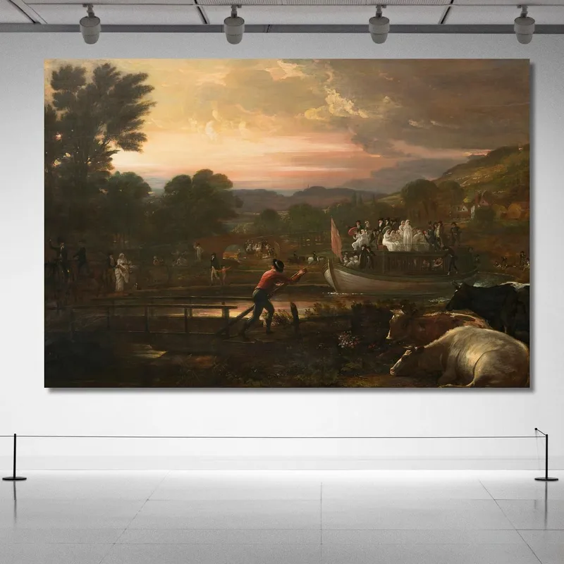 Canale Di Paddington Benjamin West quadro stampa su tela
