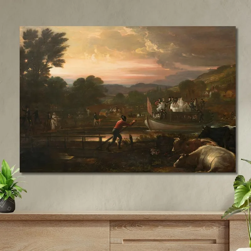 Canale Di Paddington Benjamin West quadro stampa su tela