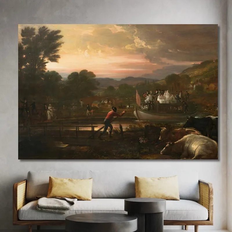Canale Di Paddington Benjamin West quadro stampa su tela