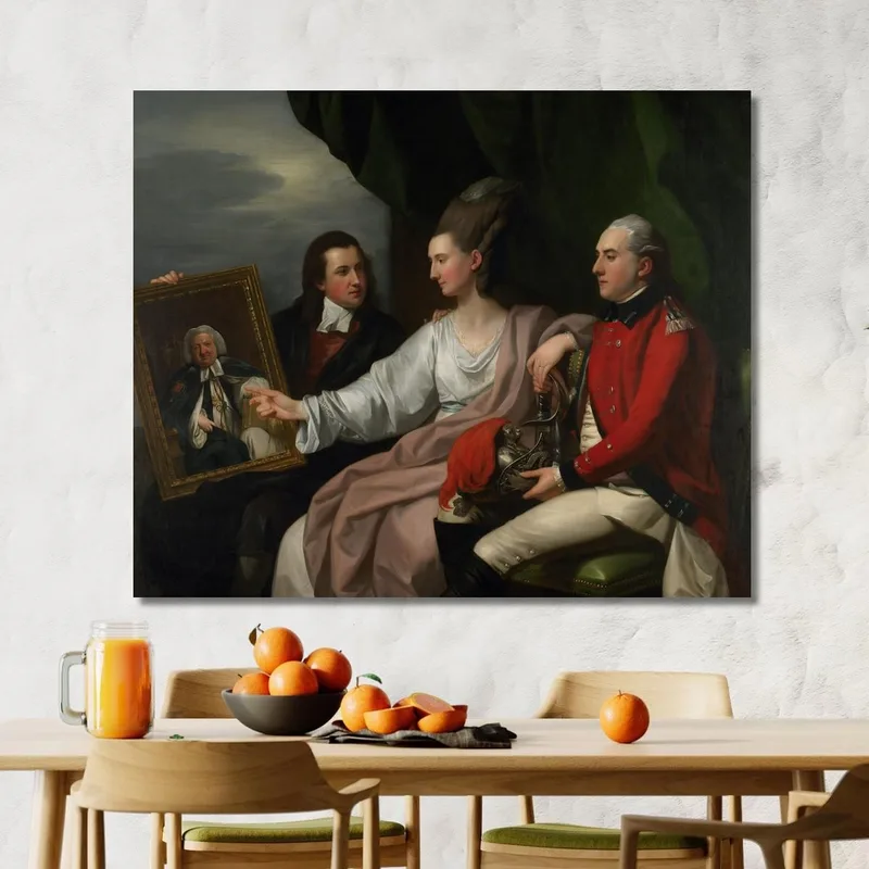Porträtgruppe Der Familie Drummond Benjamin West
