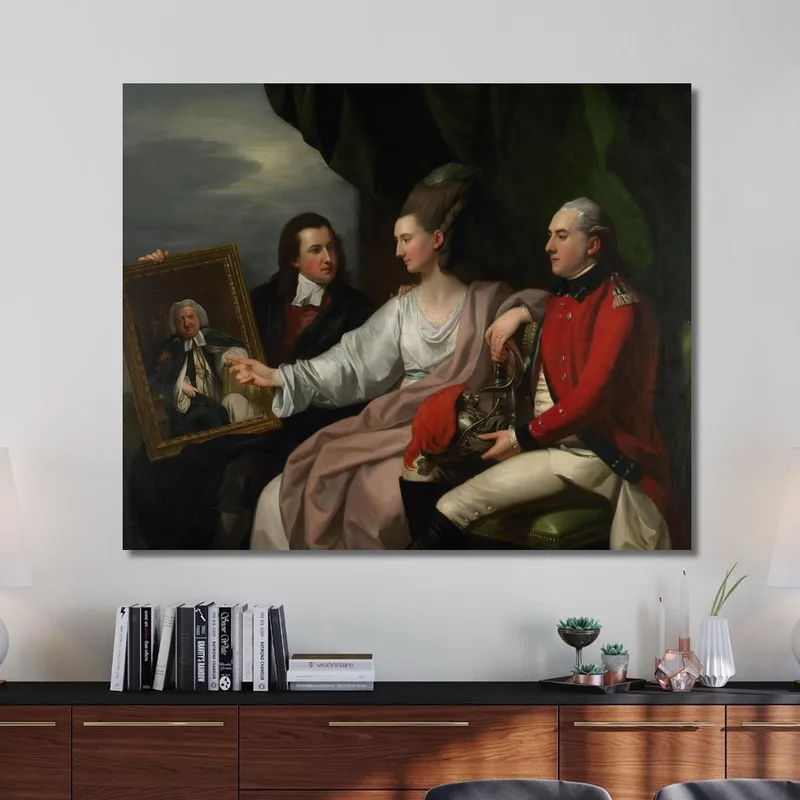 Porträtgruppe Der Familie Drummond Benjamin West