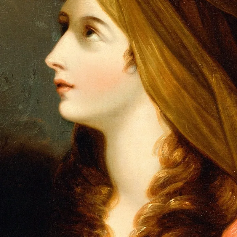 Retrato De Una Dama Benjamin West