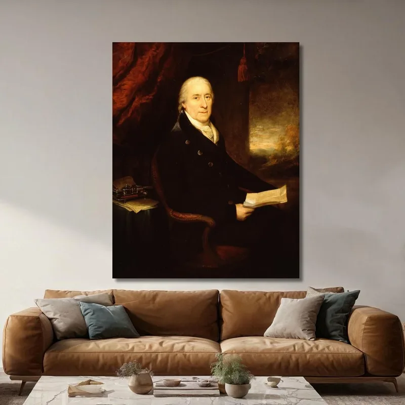 Porträt Eines Mannes Benjamin West