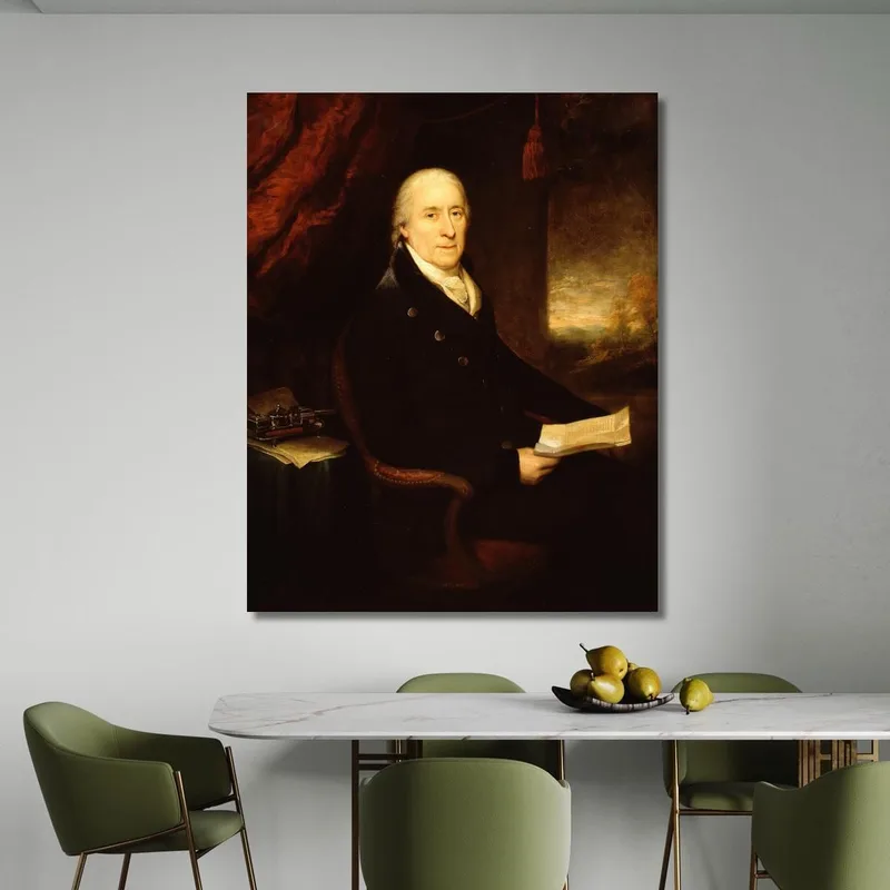 Porträt Eines Mannes Benjamin West