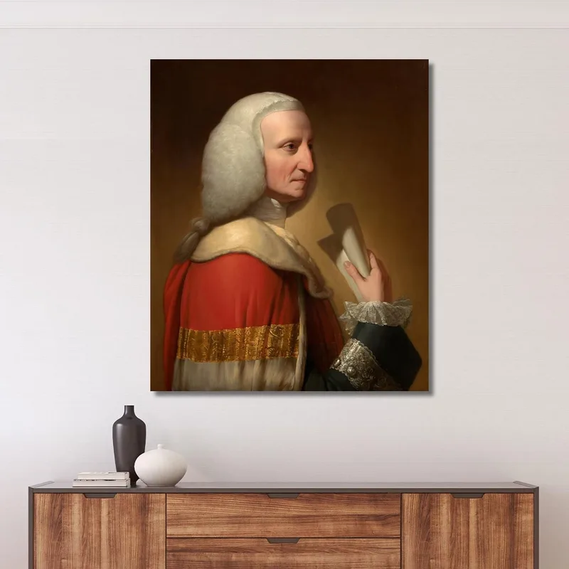 Ritratto Di George Primo Lord Lyttelton Benjamin West