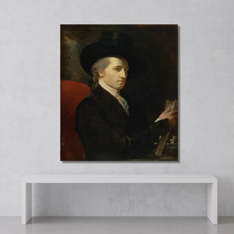 Selbstporträt Des Künstlers Benjamin West