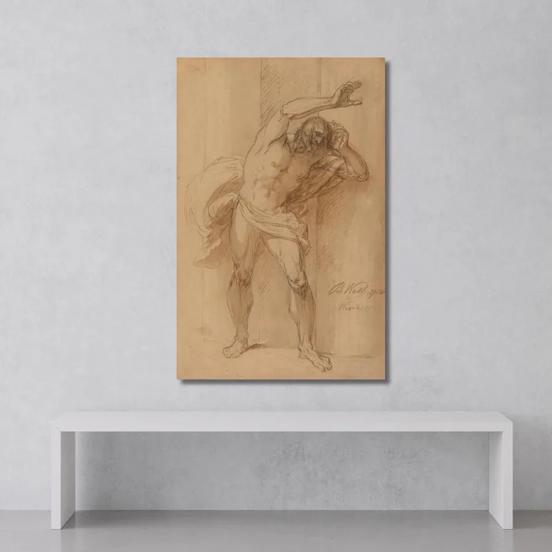 Studie Zur Kreuzigung 2 Benjamin West