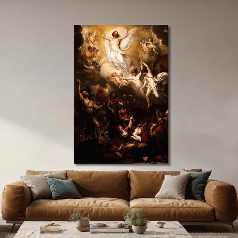 L'Ascensione Benjamin West quadro stampa su tela