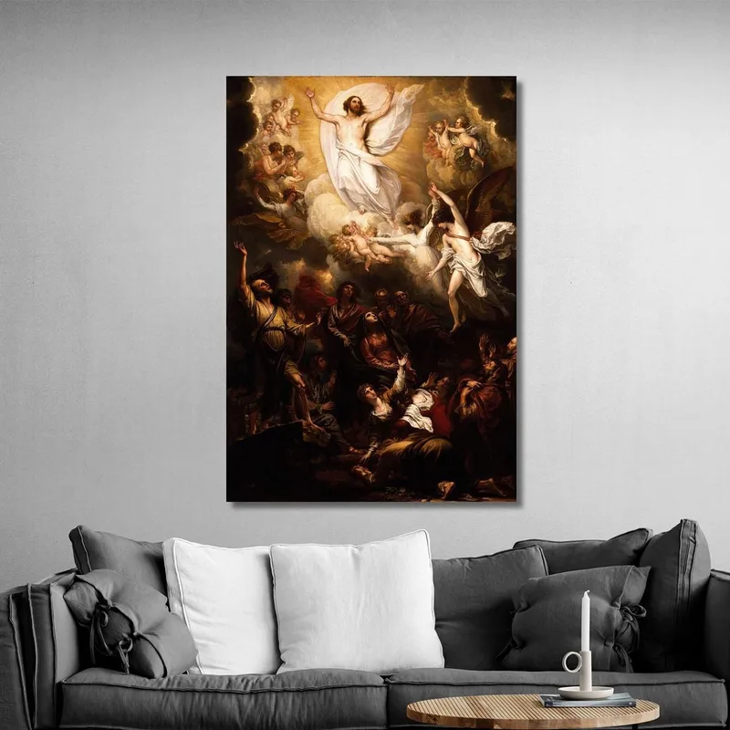 L'Ascensione Benjamin West quadro stampa su tela