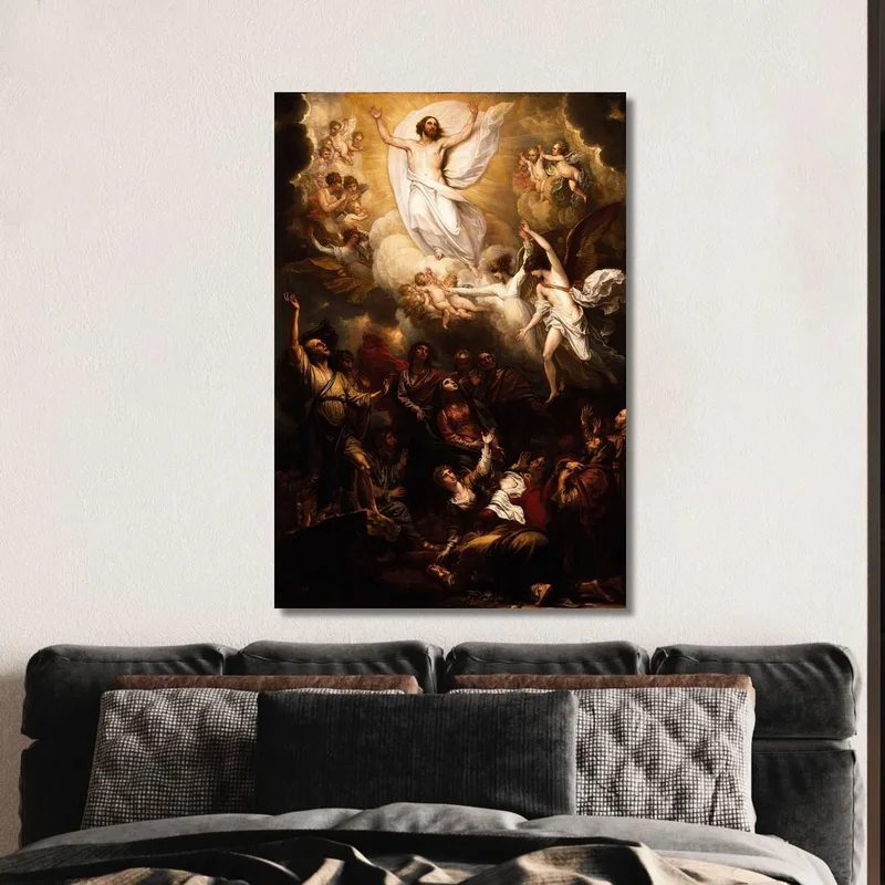 L'Ascensione Benjamin West quadro stampa su tela
