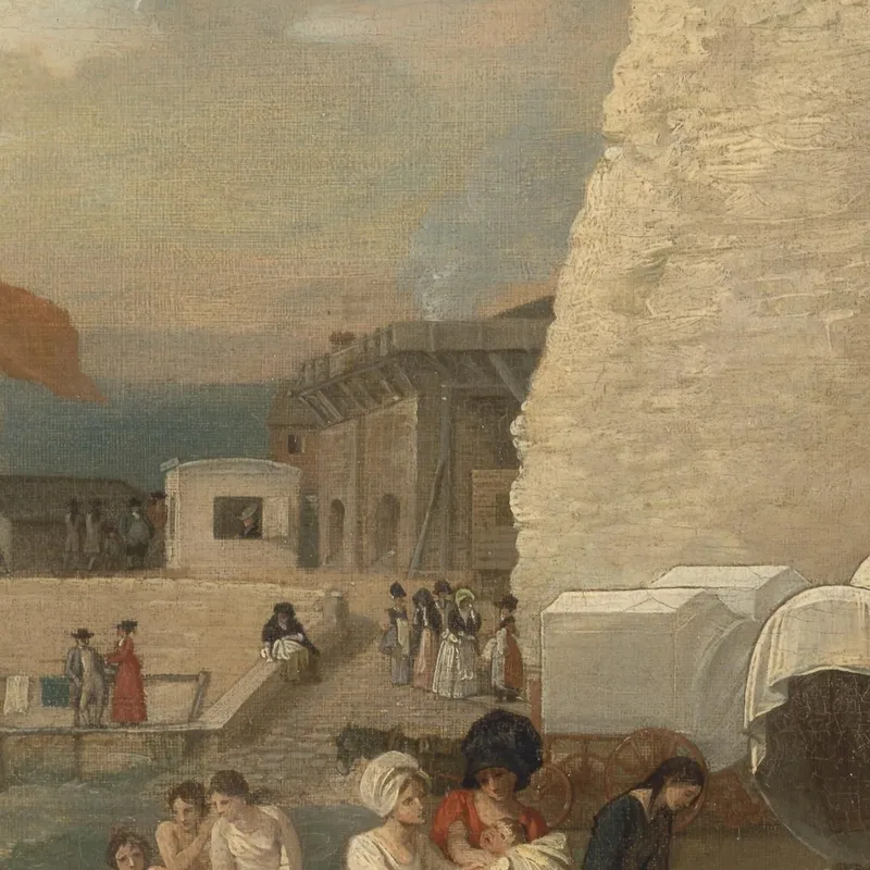 Il Luogo Di Balneazione A Ramsgate Benjamin West quadro stampa su tela