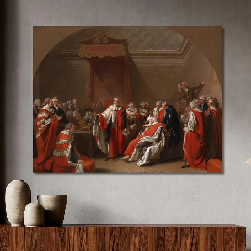 La Morte Di Chatham Benjamin West quadro stampa su tela