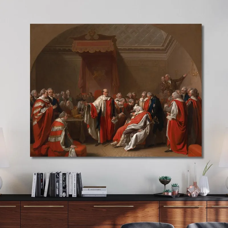 La Morte Di Chatham Benjamin West quadro stampa su tela