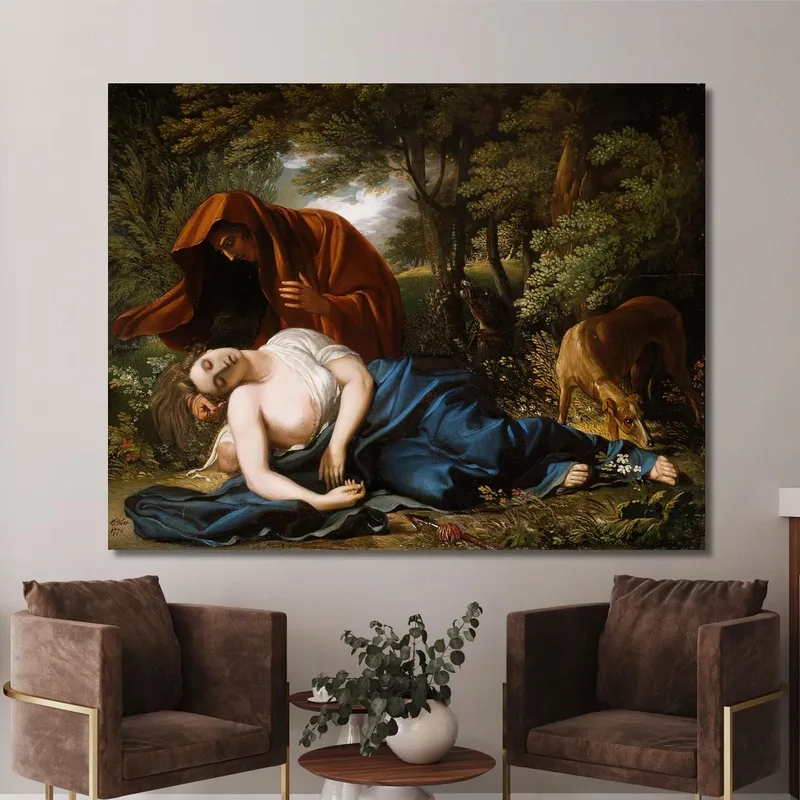 La Morte Di Procri Benjamin West quadro stampa su tela