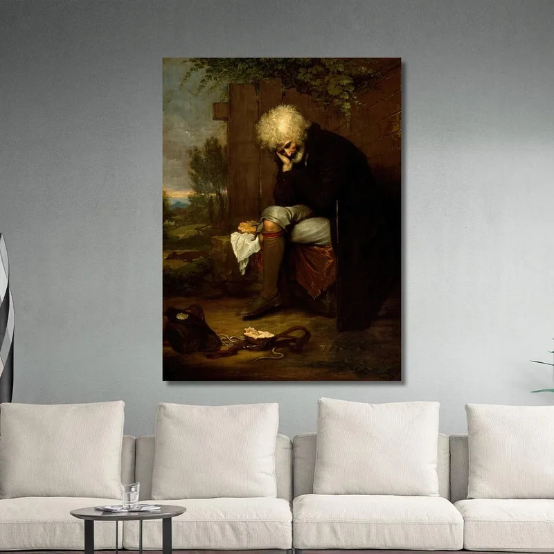 Der Pilger Trauert Um Seinen Toten Esel Benjamin West