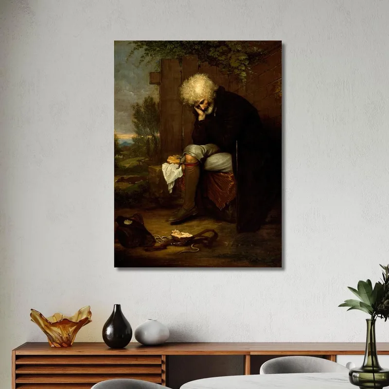 Der Pilger Trauert Um Seinen Toten Esel Benjamin West