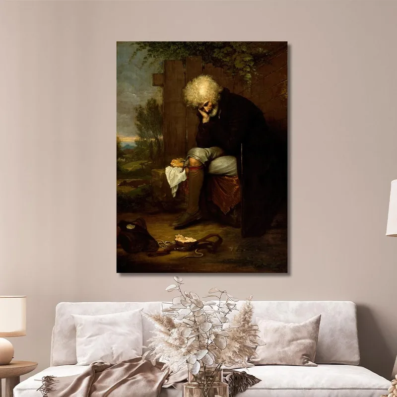 Der Pilger Trauert Um Seinen Toten Esel Benjamin West