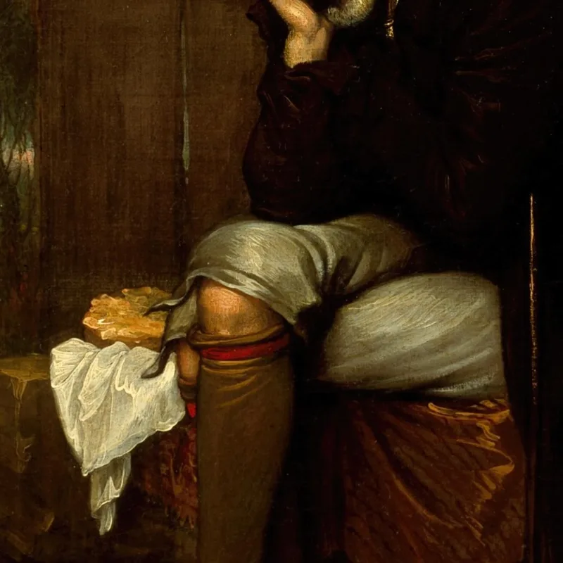 Der Pilger Trauert Um Seinen Toten Esel Benjamin West