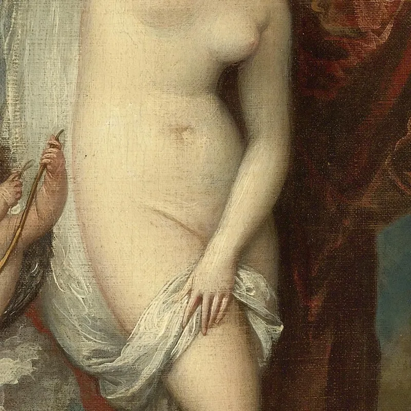 Venere Alla Nascita Vestita Dalle Tre Grazie Benjamin West quadro stampa su tela