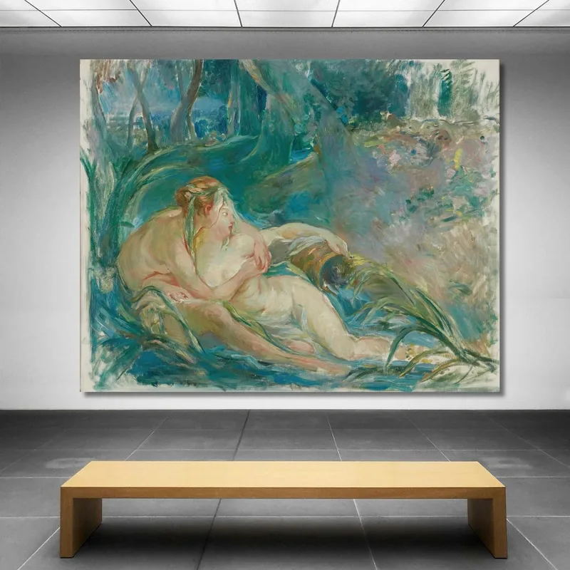 Apollon Offenbart Seine Göttlichkeit Der Schäferin Isse (Nach François Boucher) Berthe Morisot