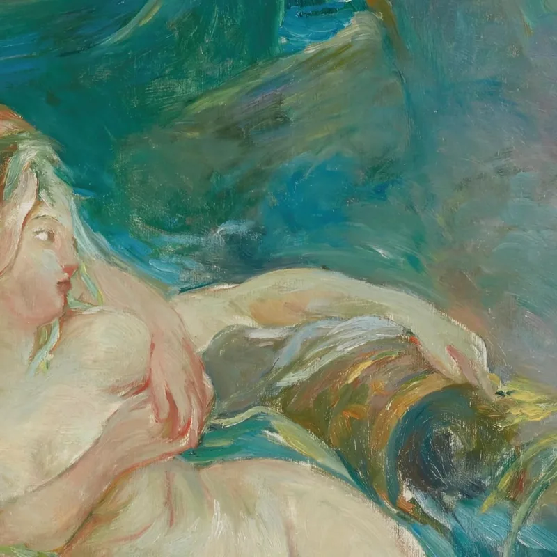 Apollon Offenbart Seine Göttlichkeit Der Schäferin Isse (Nach François Boucher) Berthe Morisot