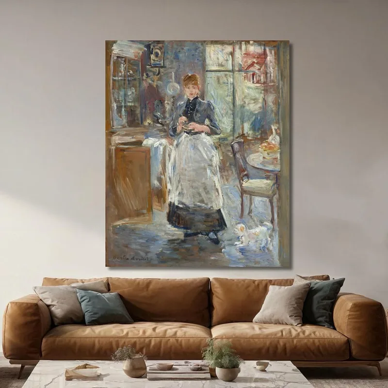 In The Dining Room Berthe Morisot