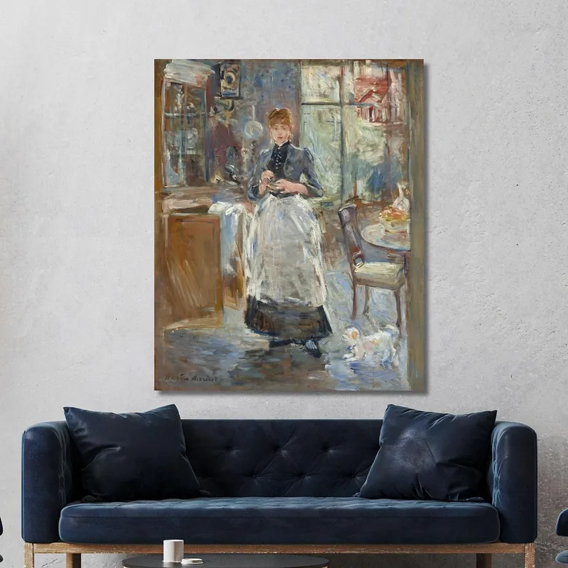 In The Dining Room Berthe Morisot