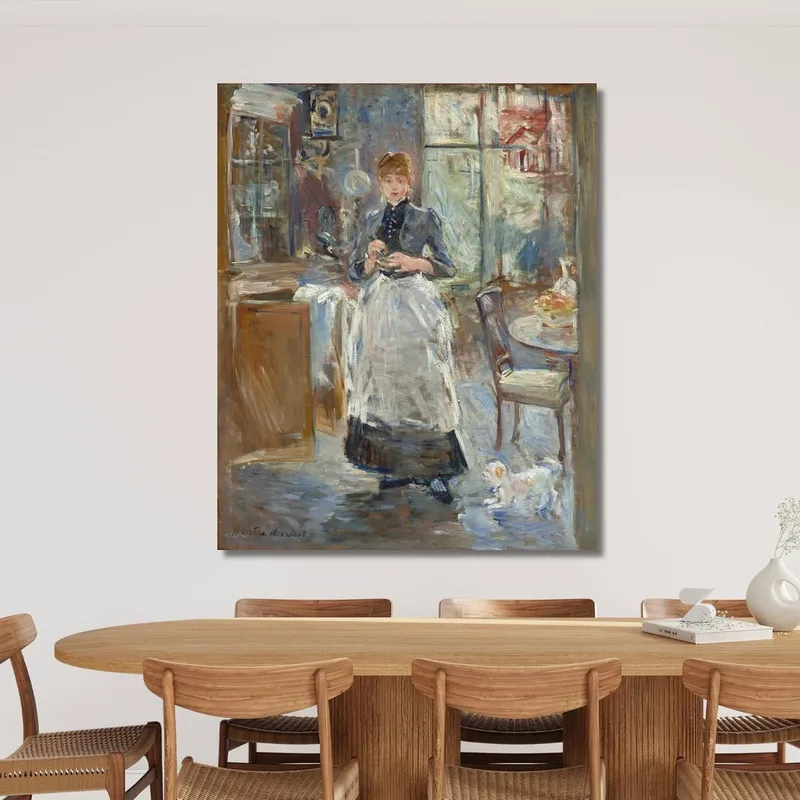 In The Dining Room Berthe Morisot
