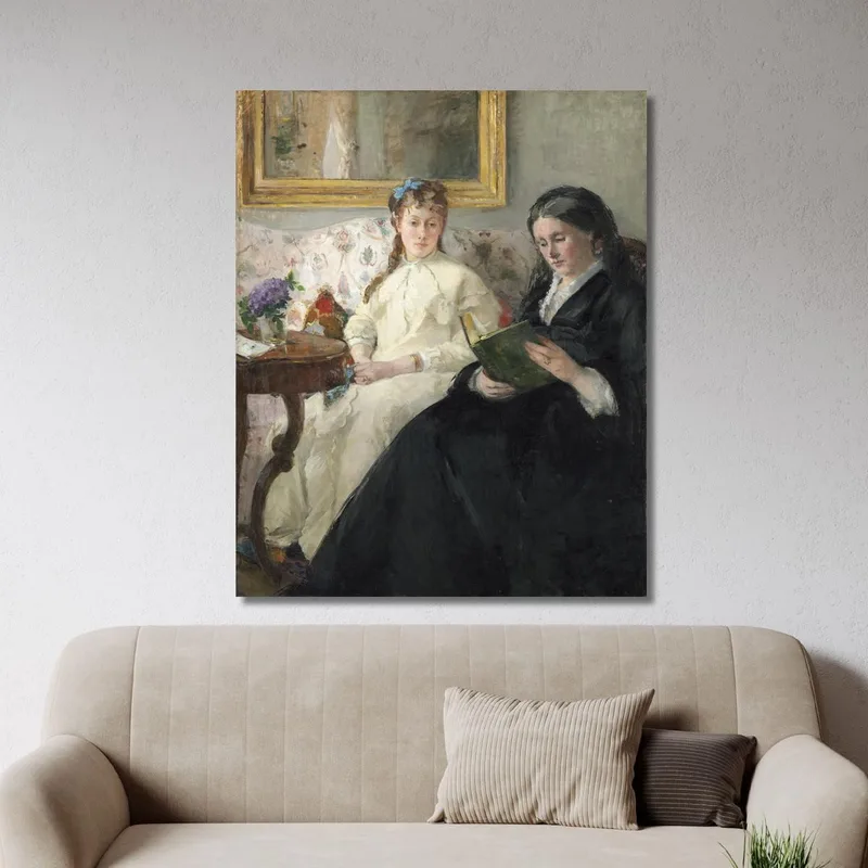 Die Mutter Und Die Schwester Der Künstlerin Berthe Morisot