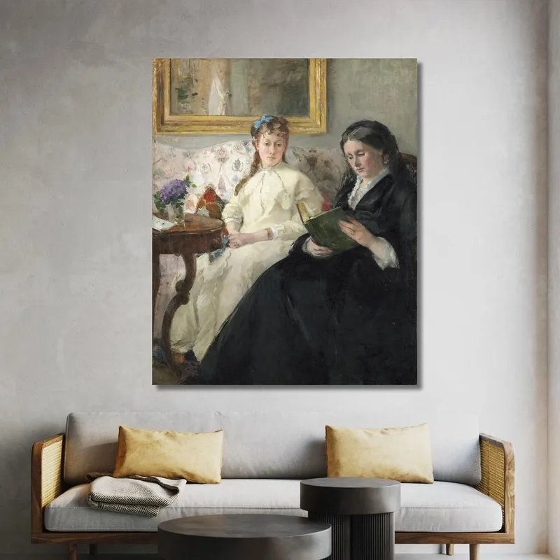 Die Mutter Und Die Schwester Der Künstlerin Berthe Morisot