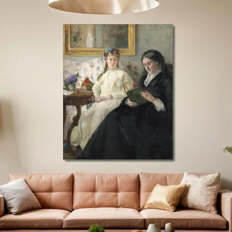 Die Mutter Und Die Schwester Der Künstlerin Berthe Morisot