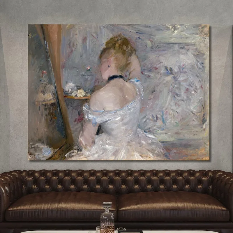 Femme À Sa Toilette Berthe Morisot