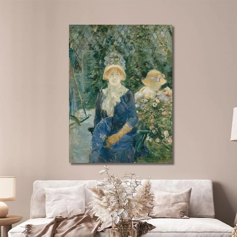 Mujer En Un Jardín Berthe Morisot