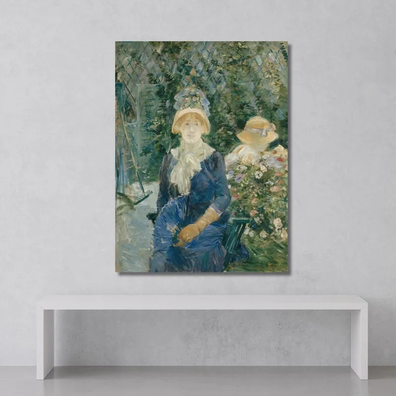 Mujer En Un Jardín Berthe Morisot