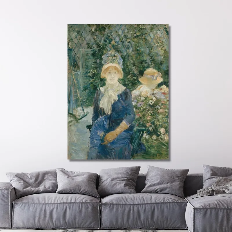 Mujer En Un Jardín Berthe Morisot