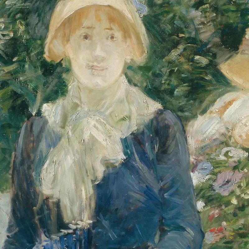 Mujer En Un Jardín Berthe Morisot