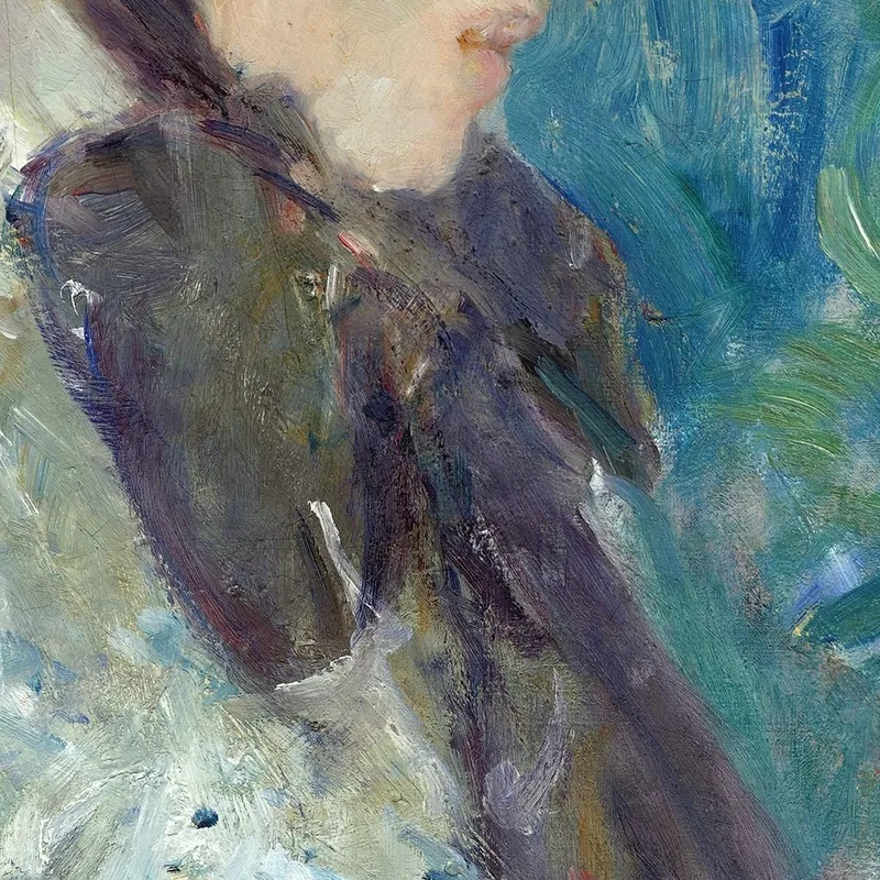 Young Woman With A Straw Hat Berthe Morisot