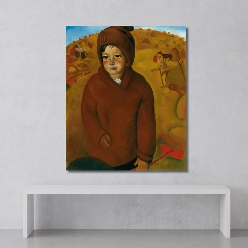 Junge Zur Erntezeit Boris Grigoriev