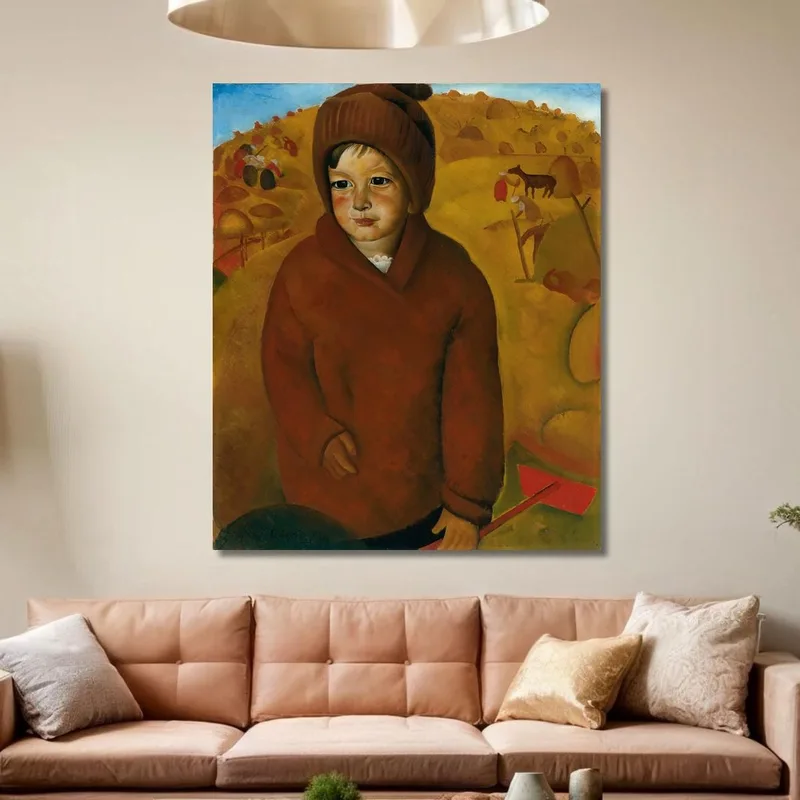 Junge Zur Erntezeit Boris Grigoriev