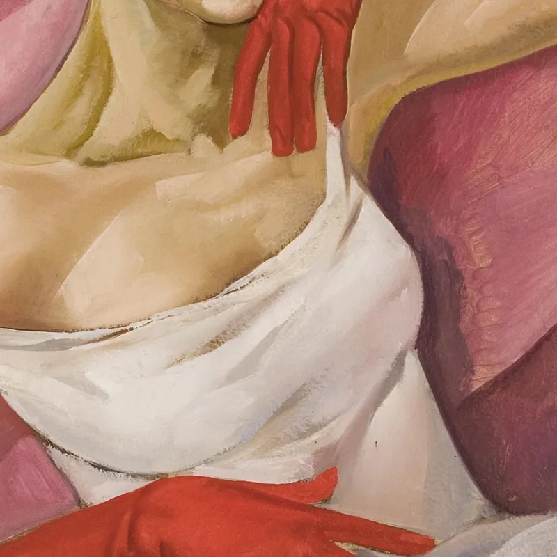 Lady In Top Hat Boris Grigoriev