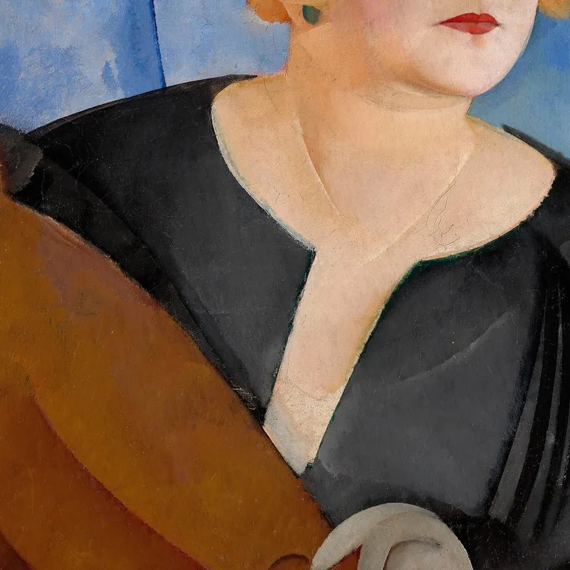 Portrait Of Anne Sergeevna Sergeeva Boris Grigoriev