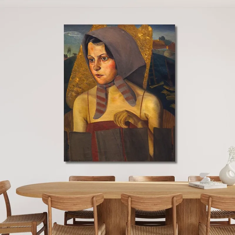 Russisches Bauernmädchen Boris Grigoriev