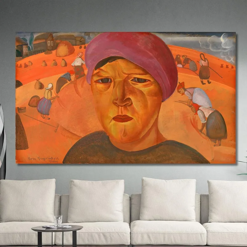 Mujer Campesina Rusa Boris Grigoriev