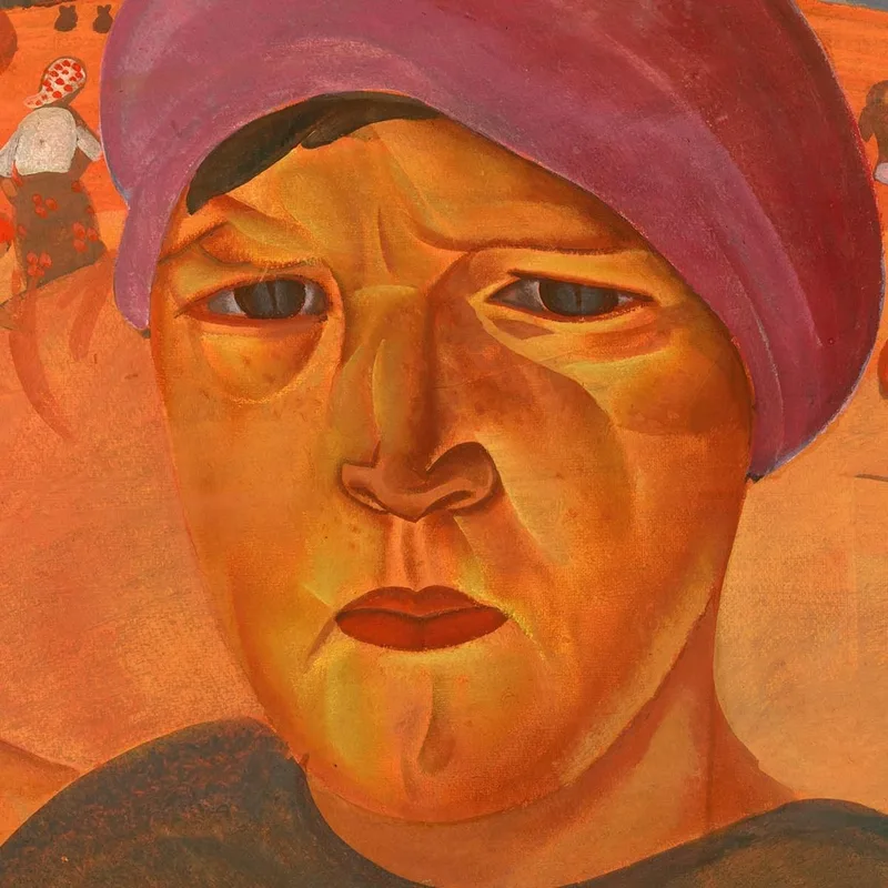Mujer Campesina Rusa Boris Grigoriev