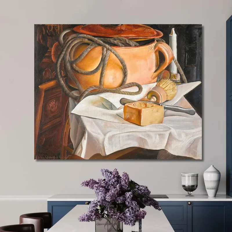 Stillleben Mit Kerze Boris Grigoriev