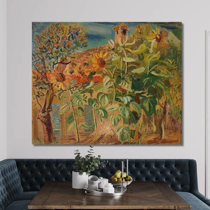 Sunflowers Boris Grigoriev