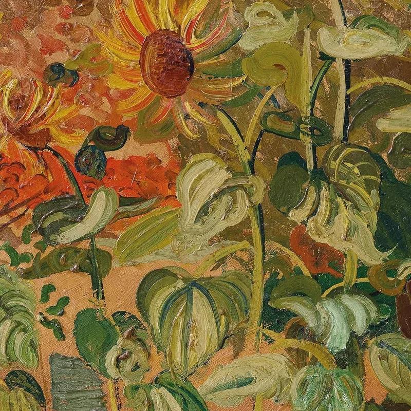 Sunflowers Boris Grigoriev